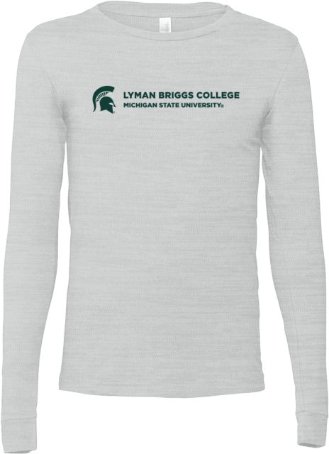 Michigan State Bella + Canvas Jersey Cotton Long Sleeve T Shirt Lyman Briggs College - ONLINE ONLY