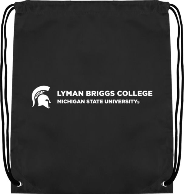 Michigan State Drawstring Backpack Lyman Briggs College - ONLINE ONLY