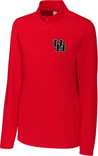 Houston Clique Womens Ice Pique Half Zip Interlocking UH - ONLINE ONLY