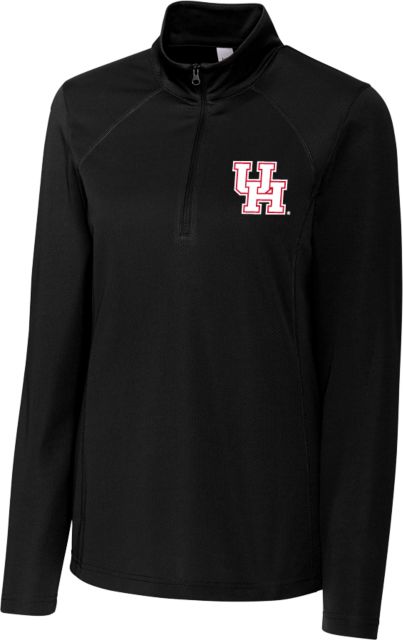 Houston Clique Womens Ice Pique Half Zip Interlocking UH - ONLINE ONLY