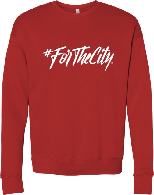 Houston Bella + Canvas Fleece Crew For The City - ONLINE ONLY