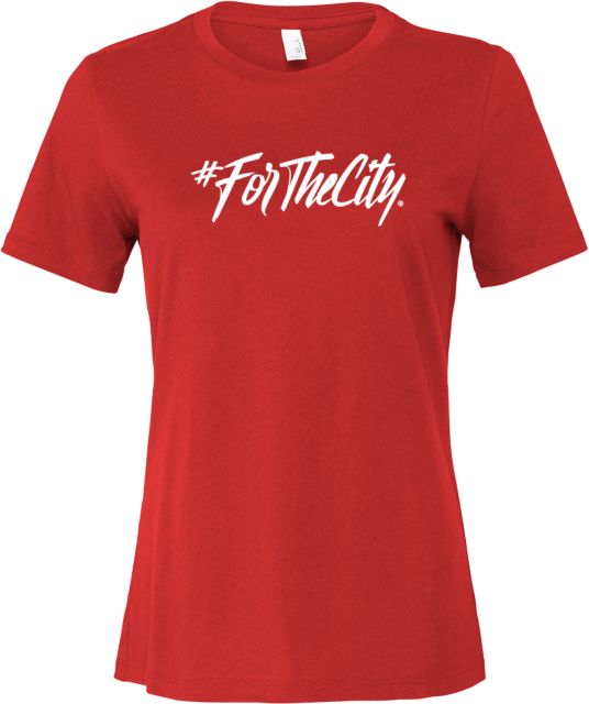 Houston Bella + Canvas Womens Relaxed Cotton T Shirt For The City - ONLINE ONLY