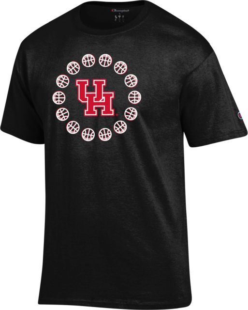 Houston Champion T Shirt UH Basketball Circle - ONLINE ONLY