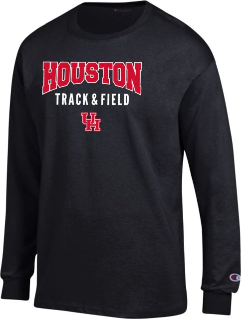 Houston Champion Long Sleeve T Shirt UH Track and Field - ONLINE ONLY