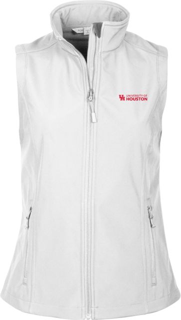 Houston Womens Core Softshell Vest UH Signature Mark Horizontal - ONLINE ONLY