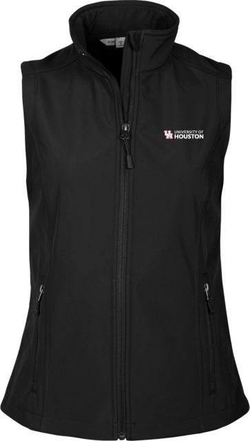Houston Womens Core Softshell Vest UH Signature Mark Horizontal - ONLINE ONLY