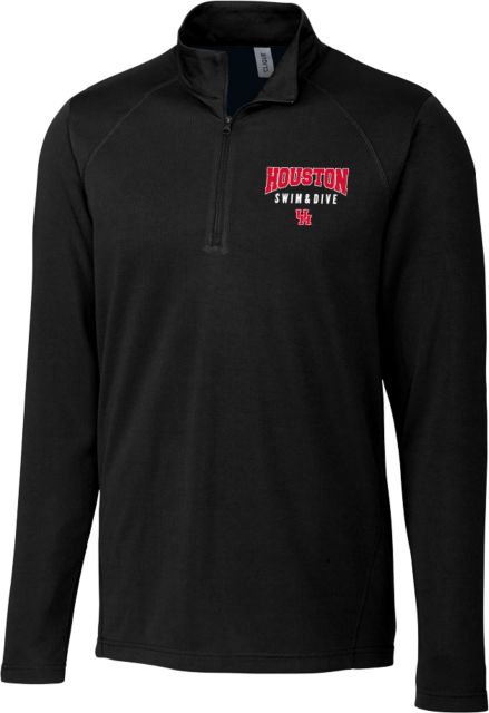 Houston Clique Ice Pique Half Zip Houston Swim and Dive - ONLINE ONLY