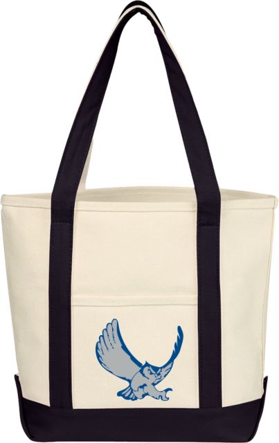 Citrus College Cotton Canvas Tote Bag Citrus College - Owl Mascot - ONLINE ONLY