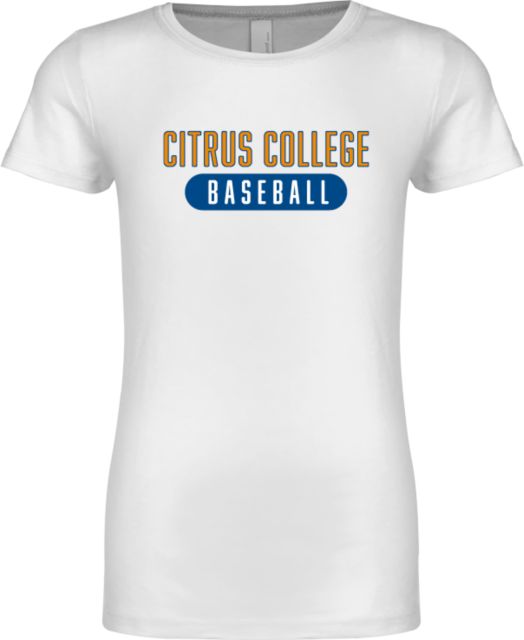 Citrus College Next Level Girls Fashion Fit T Shirt Citrus College - Baseball - ONLINE ONLY