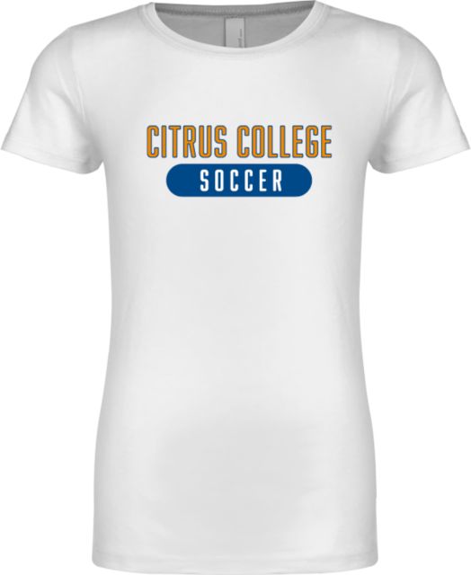Citrus College Next Level Girls Fashion Fit T Shirt Citrus College - Soccer - ONLINE ONLY