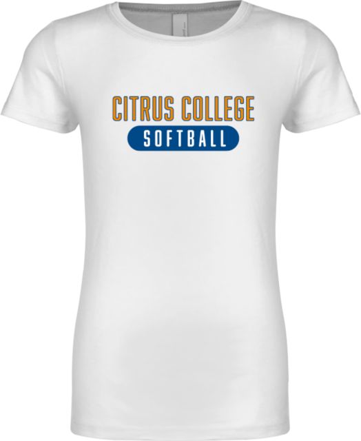 Citrus College Next Level Girls Fashion Fit T Shirt Citrus College - Softball - ONLINE ONLY