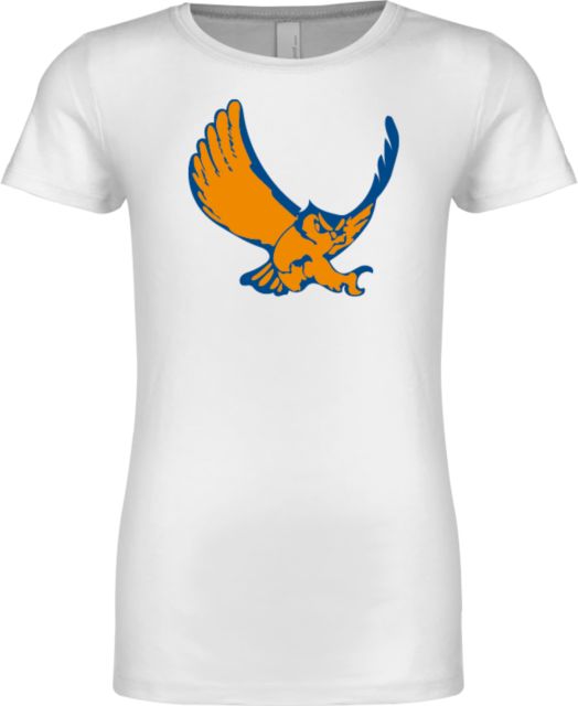 Citrus College Next Level Girls Fashion Fit T Shirt Citrus College - Owl Mascot - ONLINE ONLY