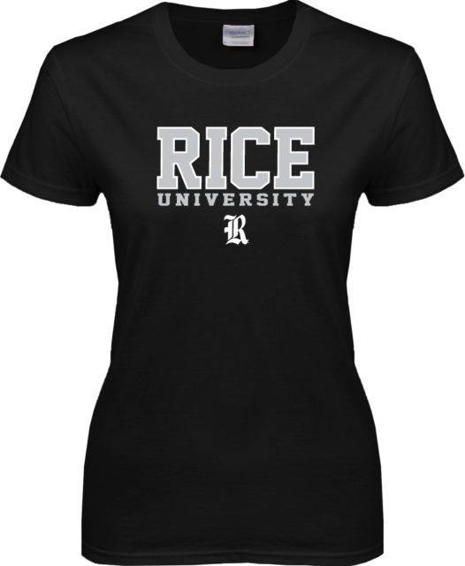 Rice Ladies T-Shirt Rice University Stacked - ONLINE ONLY