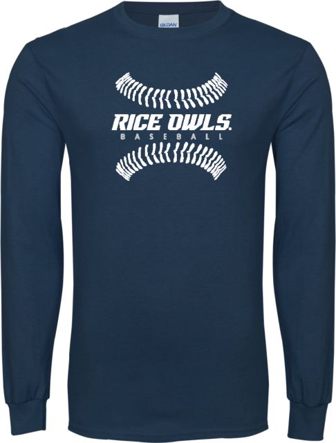 Rice Long Sleeve T-Shirt Baseball - ONLINE ONLY
