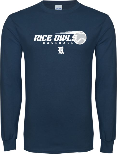 Rice Long Sleeve T-Shirt Baseball - ONLINE ONLY