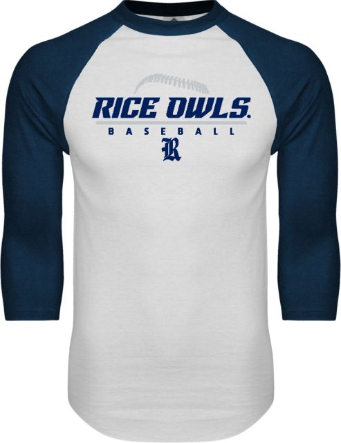 Rice Raglan Baseball T-Shirt Baseball - ONLINE ONLY