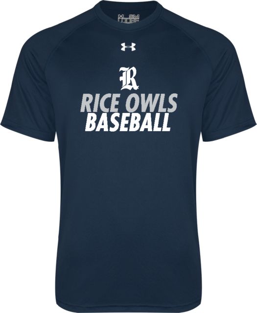 Rice Under Armour Tech Tee Baseball - ONLINE ONLY