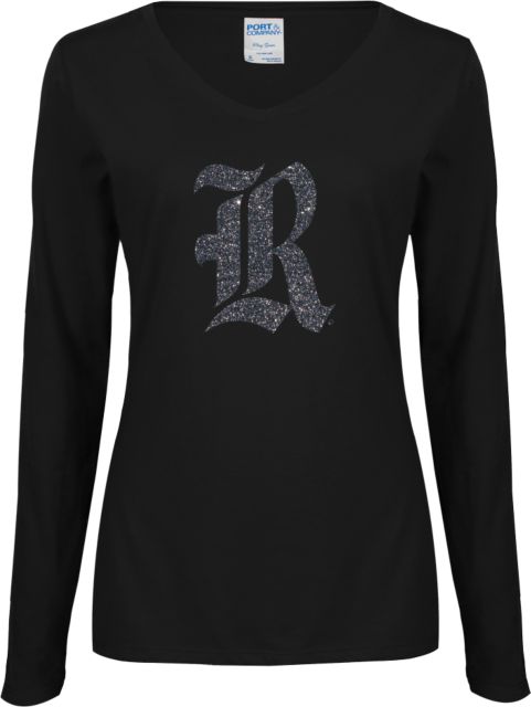 Rice Ladies Long Sleeve V Neck Tee R Soft Glitter - ONLINE ONLY