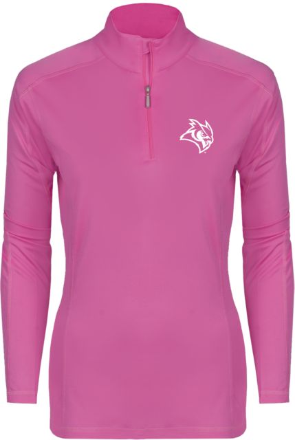 Rice Ladies Syntrel Interlock 1/4 Zip Owl Head - ONLINE ONLY