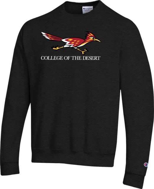 College of the Desert Champion Fleece Crew College of the Desert with Mascot - ONLINE ONLY
