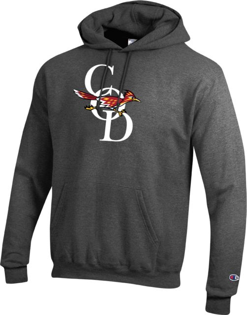College of the Desert Champion Fleece Hoodie COD with Roadrunner - ONLINE ONLY