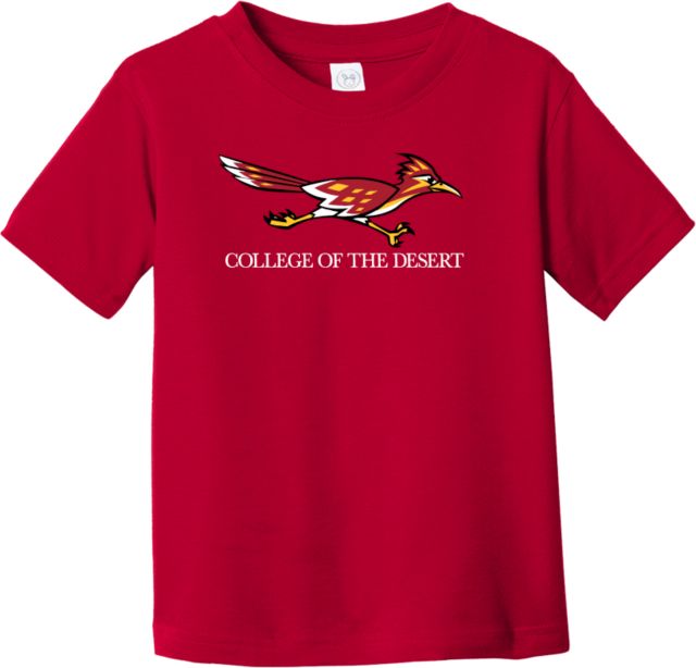 College of the Desert Toddler T Shirt College of the Desert with Mascot - ONLINE ONLY