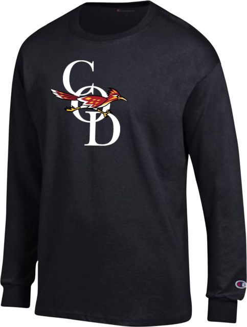 College of the Desert Champion Long Sleeve T Shirt COD with Roadrunner - ONLINE ONLY