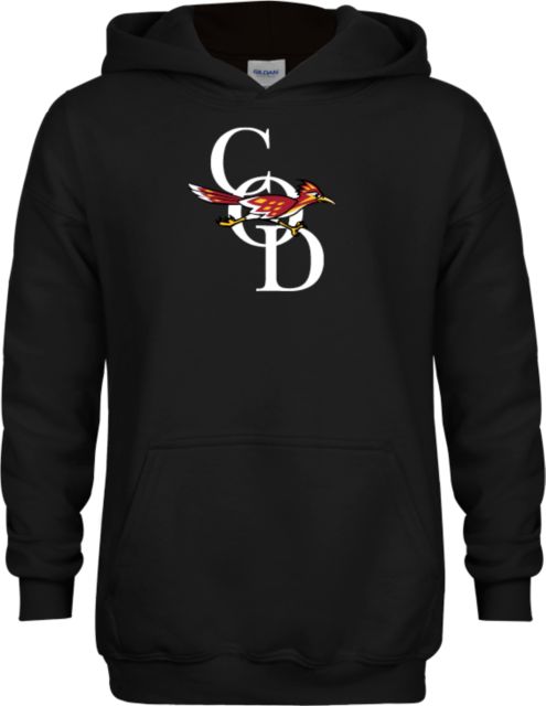 College of the Desert Youth Fleece Hoodie COD with Roadrunner - ONLINE ONLY
