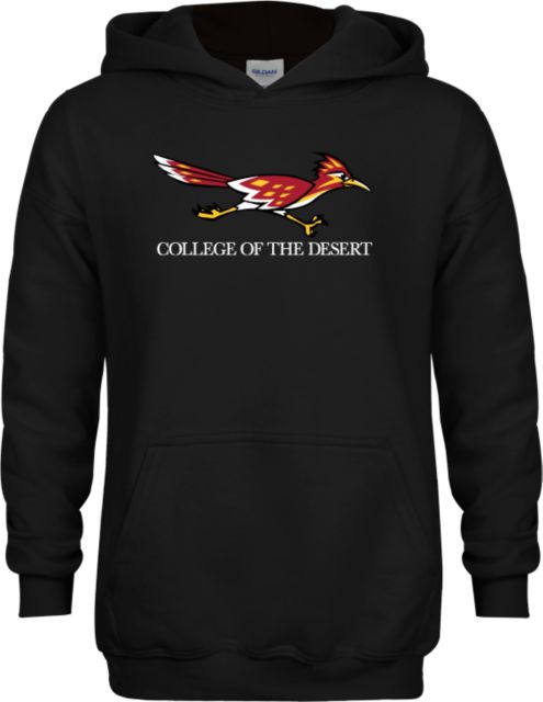 College of the Desert Youth Fleece Hoodie College of the Desert with Mascot - ONLINE ONLY