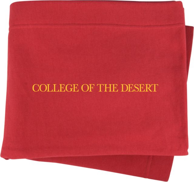 College of the Desert Sweatshirt Blanket College of the Desert Flat - ONLINE ONLY