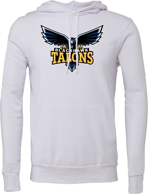 Blackhawk Bella + Canvas Fleece Hood Hawk Mascot - ONLINE ONLY