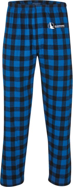 Blackhawk Technical Boxercraft Royal/Black Buffalo Unisex Flannel Pajama Pant BTC Right Logo - ONLINE ONLY