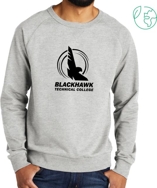 Blackhawk Technical Allmade Light Organic French Terry Crewneck Sweatshirt BTC Logo - ONLINE ONLY