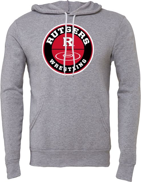 Rutgers Bella + Canvas Fleece Hood Rutgers - Wrestling Underhook - ONLINE ONLY,