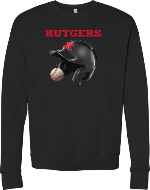 Rutgers Bella + Canvas Fleece Crew Rutgers - Batting Helmet - ONLINE ONLY,