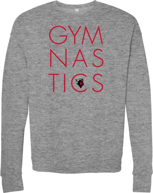 Rutgers Bella + Canvas Fleece Crew Rutgers - Gymnastics All Caps - ONLINE ONLY,