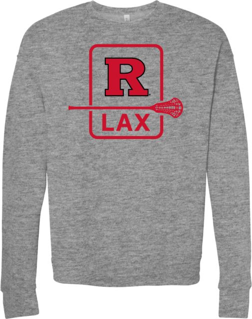 Rutgers Bella + Canvas Fleece Crew Rutgers - LAX Box - ONLINE ONLY,