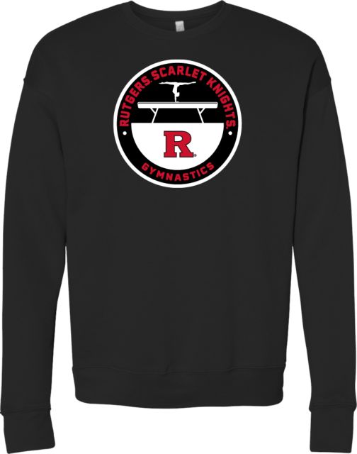 Rutgers Bella + Canvas Fleece Crew Rutgers - Gymnastics Balance Beam - ONLINE ONLY,