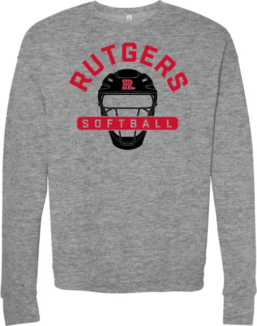 Rutgers Bella + Canvas Fleece Crew Rutgers - Softball Team Catcher - ONLINE ONLY,