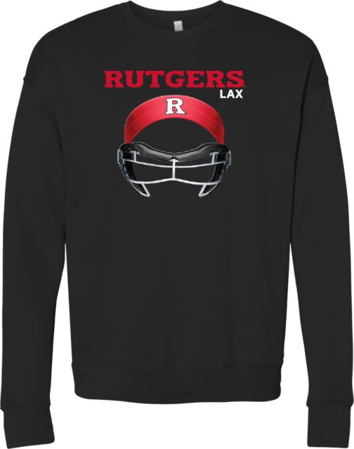Rutgers Bella + Canvas Fleece Crew Rutgers - Lacrosse Gear Up - ONLINE ONLY,