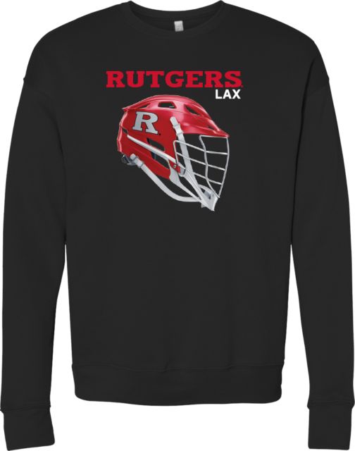 Rutgers Bella + Canvas Fleece Crew Rutgers - Lacrosse Helmet - ONLINE ONLY,