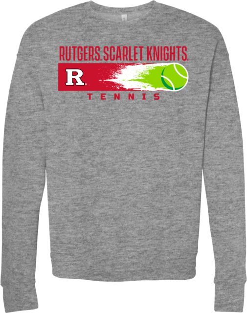 Rutgers Bella + Canvas Fleece Crew Rutgers - Tennis Flying Ace - ONLINE ONLY,