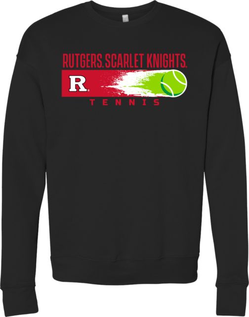 Rutgers Bella + Canvas Fleece Crew Rutgers - Tennis Flying Ace - ONLINE ONLY,