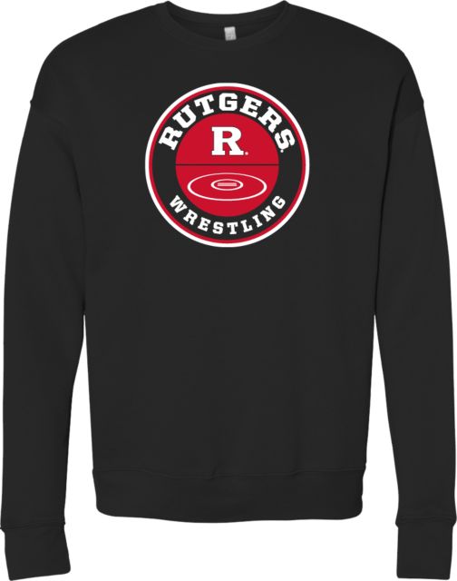 Rutgers Bella + Canvas Fleece Crew Rutgers - Wrestling Underhook - ONLINE ONLY,