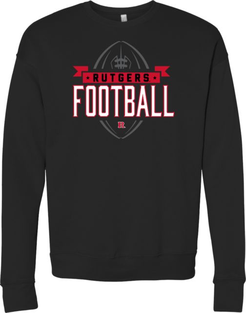Rutgers Bella + Canvas Fleece Crew Rutgers - Football Tall - ONLINE ONLY,