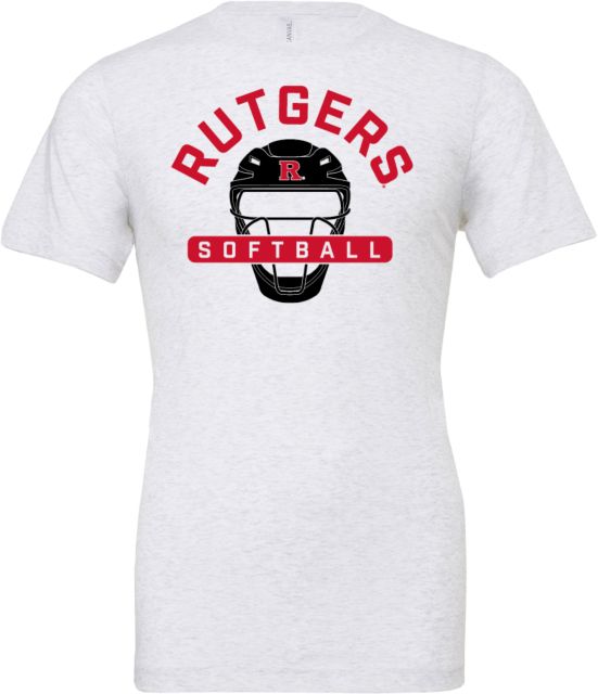 Rutgers Bella + Canvas Ash Jersey Cotton T Shirt Rutgers - Softball Team Catcher - ONLINE ONLY,