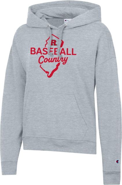 Rutgers Champion Womens Powerblend Pullover Hood Rutgers - Baseball Country - ONLINE ONLY,