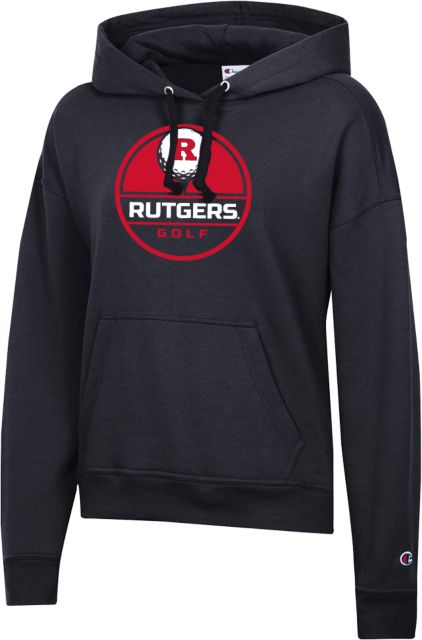 Rutgers Champion Womens Powerblend Pullover Hood Rutgers - Golf Tee Up - ONLINE ONLY,