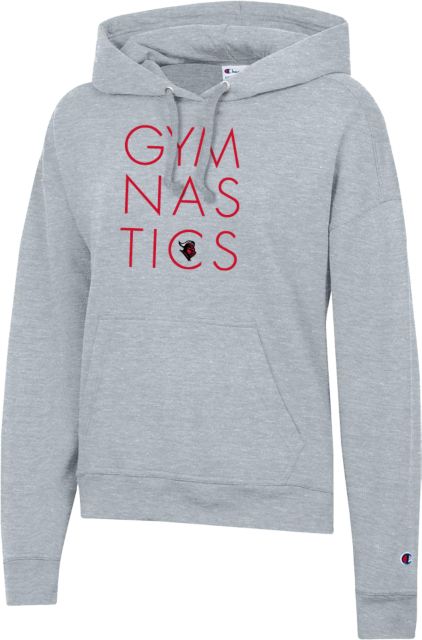 Rutgers Champion Womens Powerblend Pullover Hood Rutgers - Gymnastics All Caps - ONLINE ONLY,