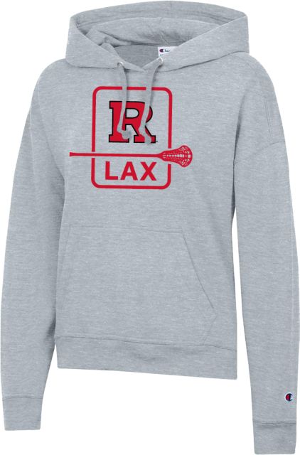 Rutgers Champion Womens Powerblend Pullover Hood Rutgers - LAX Box - ONLINE ONLY,